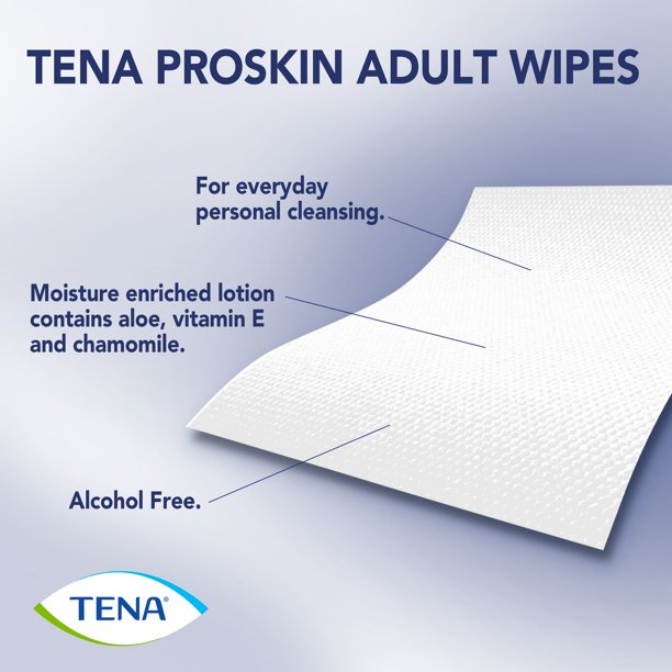 48 lingettes Tena® | Confort & Vie 48 lingettes Tena® | Confort & Vie