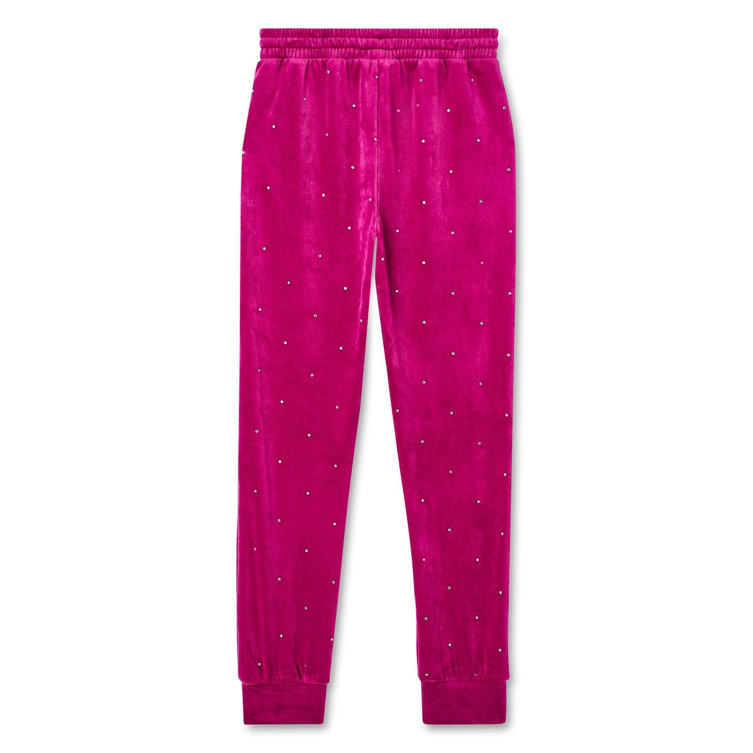 George Girls' Velour Jogger with Rhinestones