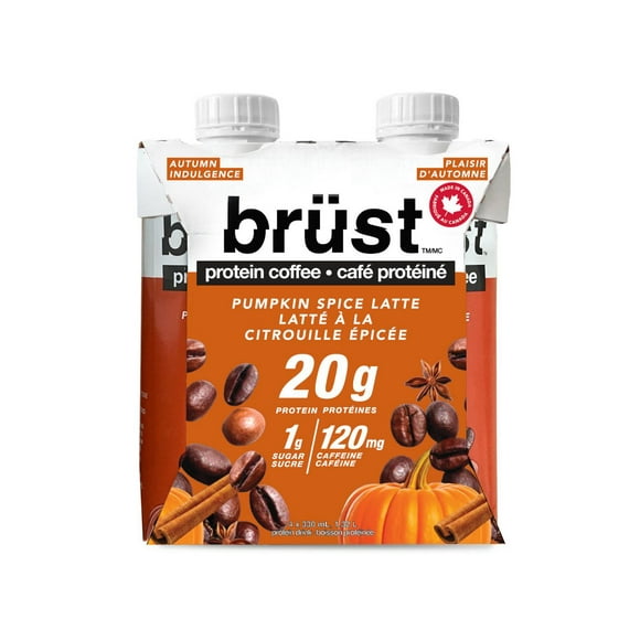 brüst latté aux épices et à la citrouille