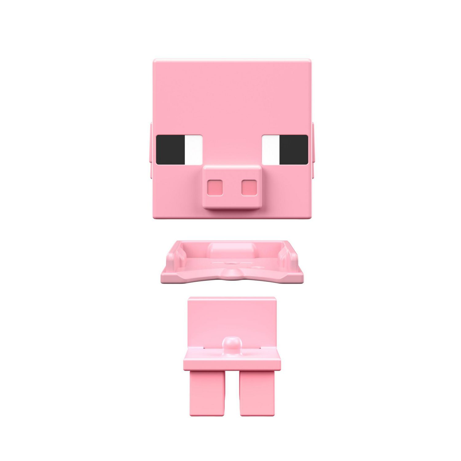 Minecraft Mob Head Minis Action Figure Pig, Video Game Character