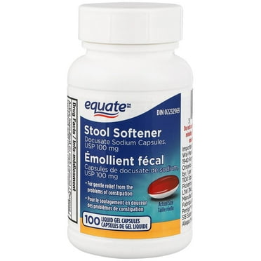 Equate Stool Softener 100 Liquid Gel Capsules