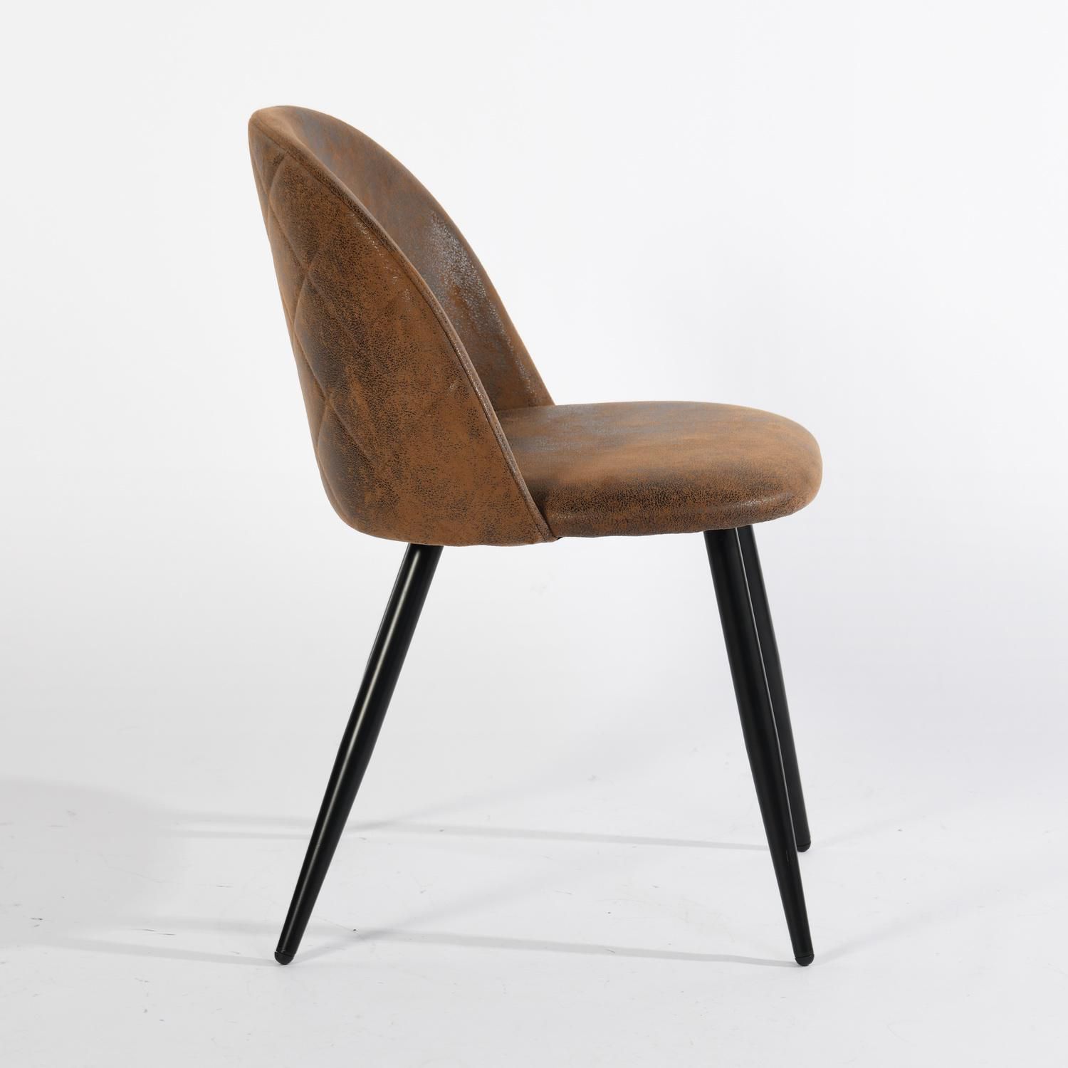 Chaise style scandinave noir et pieds noirs - CDC Design