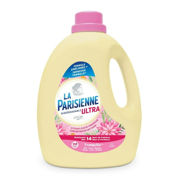 La Parisienne Ultra Fabric Softener TRANQUILIA 4L 148 Wash Loads, LP ULTRA FS 4L TRANQUILIA 148 WL