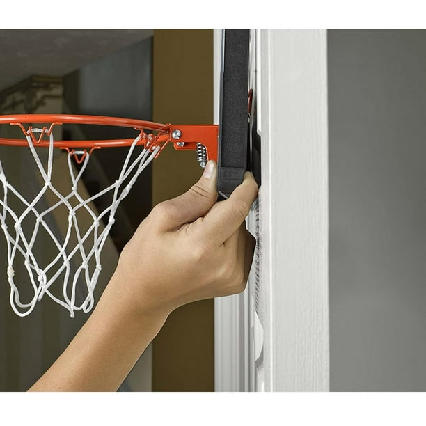 Ensemble mini-panier de basket-ball à DEL de 18 po Silverback pour dessus  de porte 
