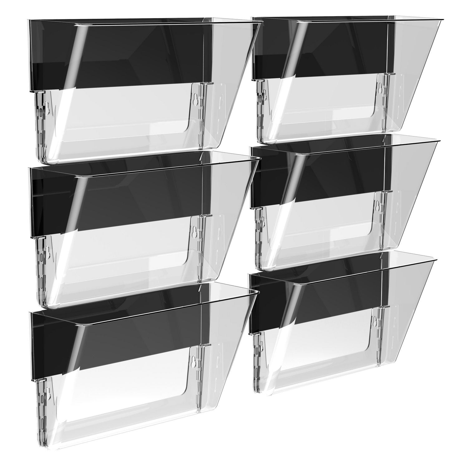 Storex Wall Pocket, Letter Size, Clear, 6Pack Walmart Canada