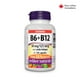 Webber Naturals Vitamine B6 + B12 avec acide folique, 50 mg/125 mcg 120 capsules, 33 % de plus en prime, – image 2 sur 10