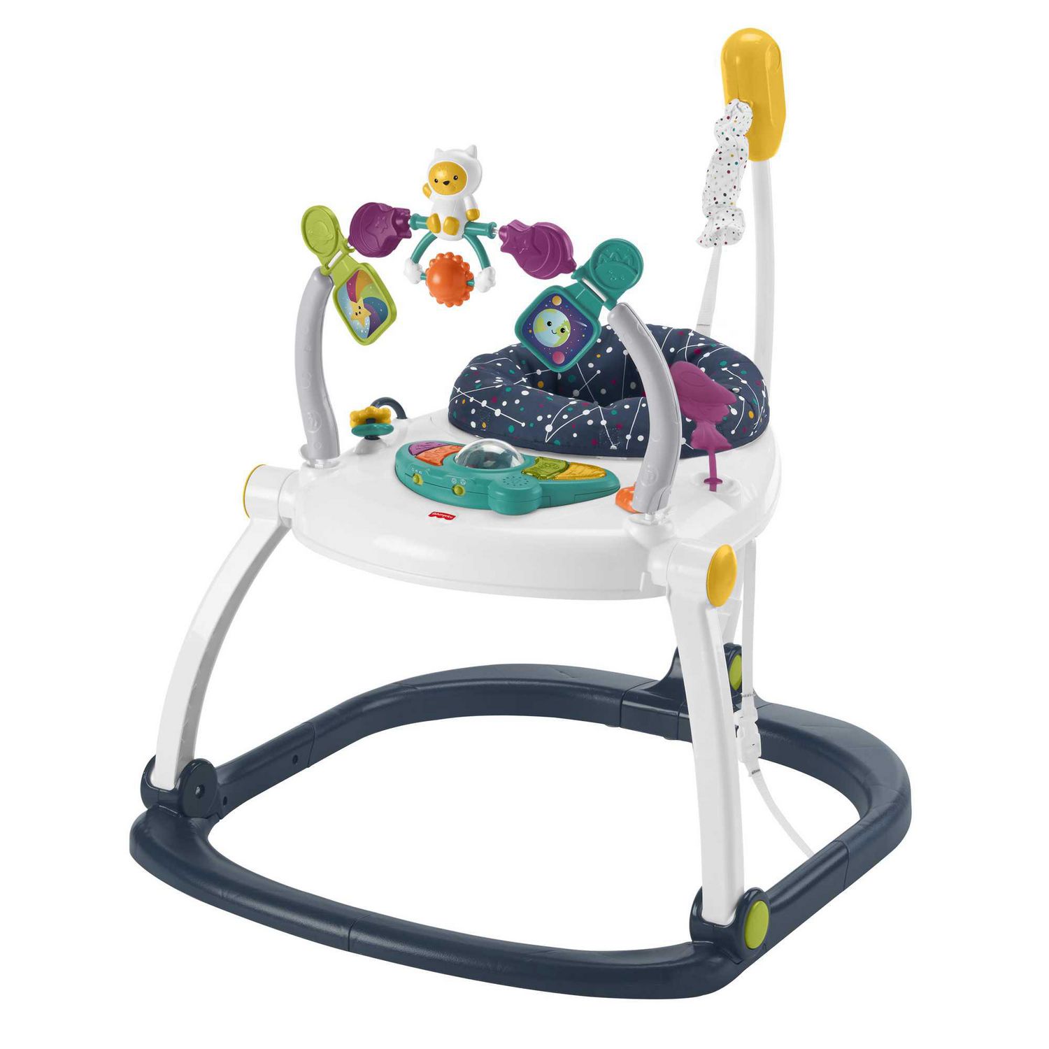 Fisher-Price Jumperoo compact Astro Chaton, lumières, sons