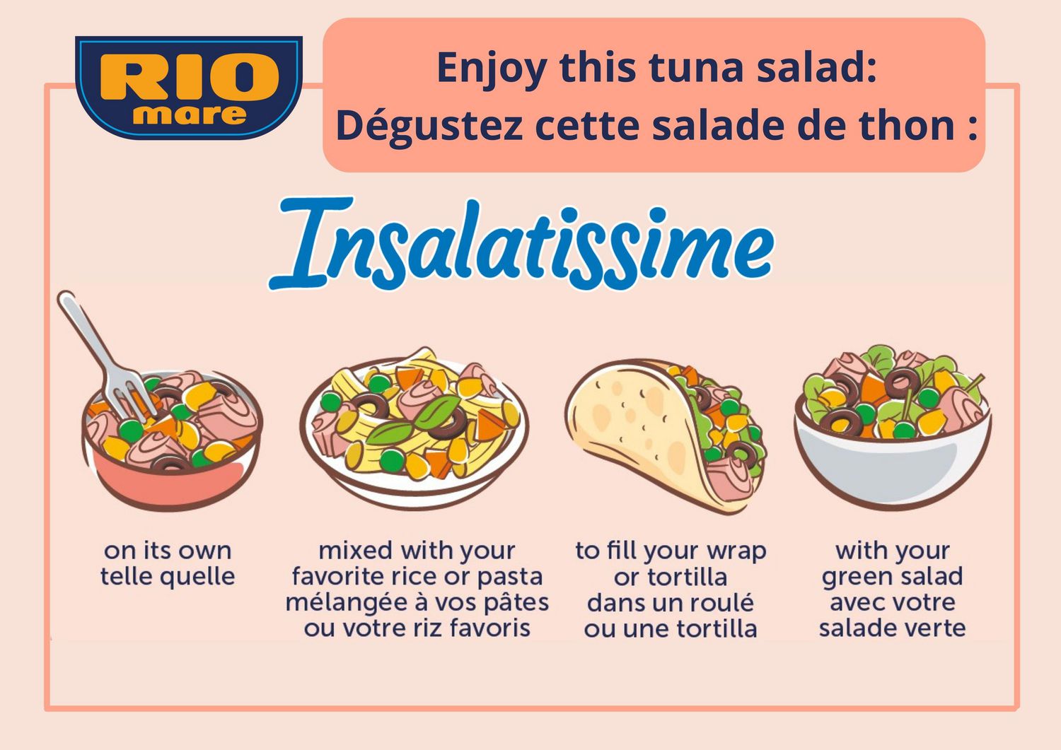 Rio Mare Insalatissime Beans And Light Tuna Salad Walmart Canada