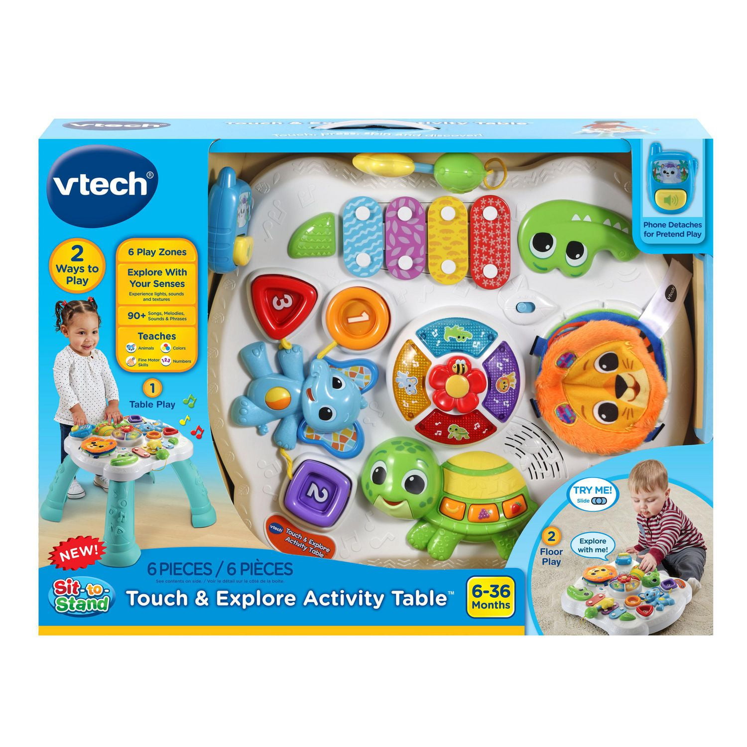 4 in 1 hot sale activity table vtech