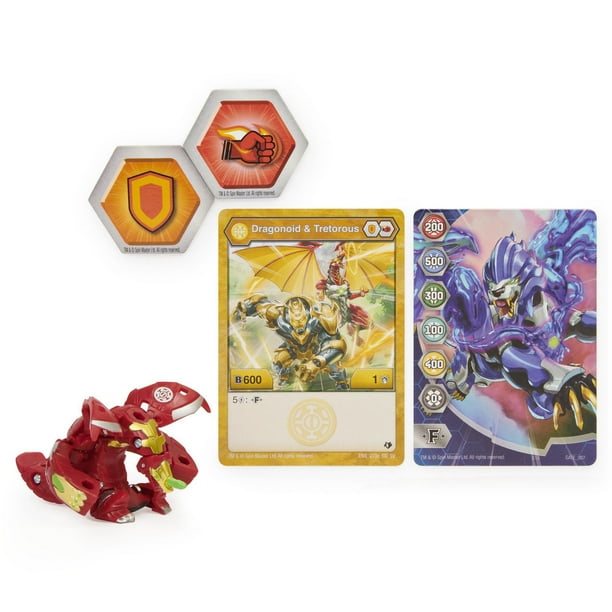 Figurine transformable Bakugan Dragonoid Maximus avec sons et lumières, 8  po