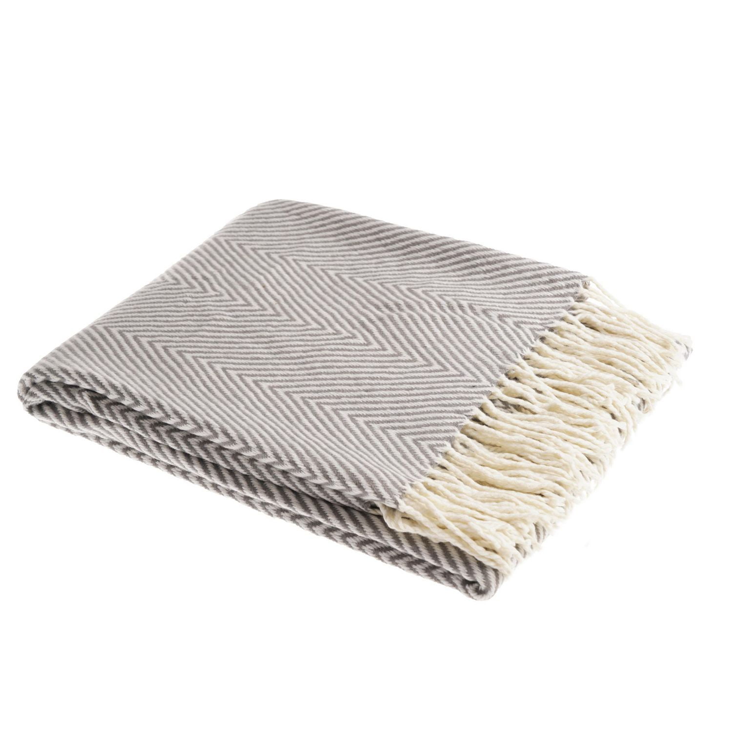 Reversible Grey Herringbone Throw Blanket Walmart Canada