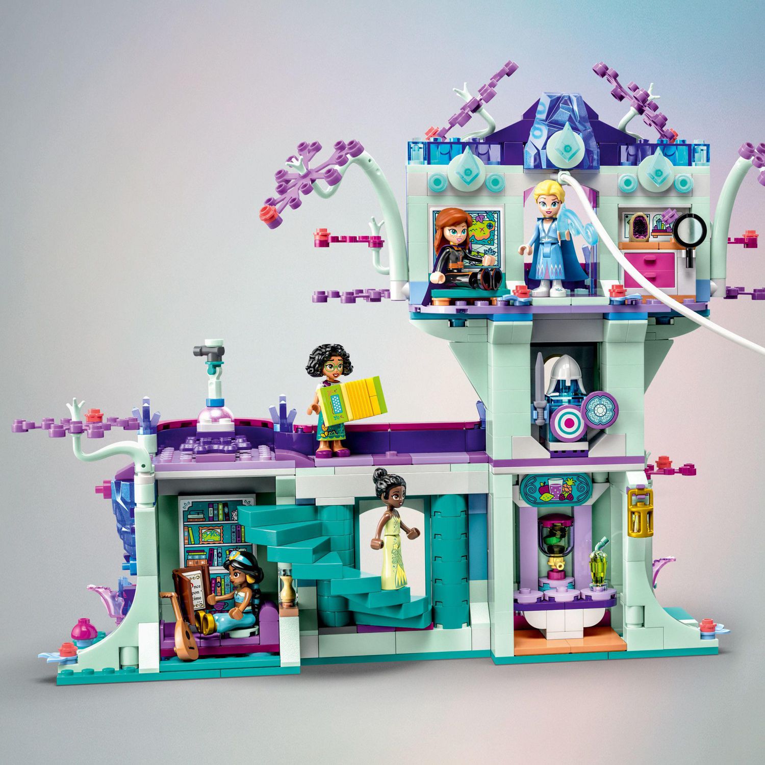 LEGO  Disney La Cabane Enchantée dans l'Arbre 43215 LEGO : la boîte à Prix  Carrefour