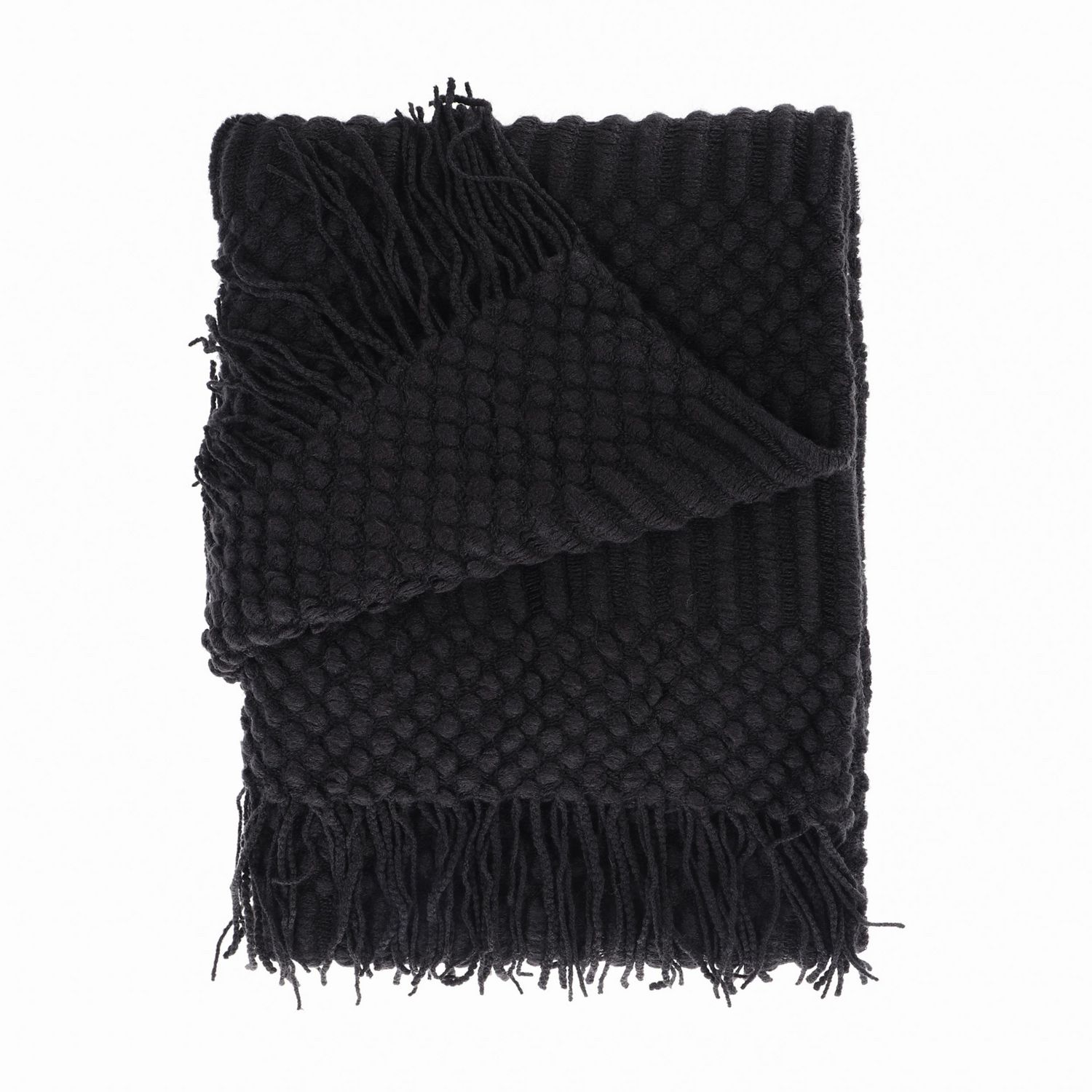 Lightweight Black Knit Throw Blanket Walmart Canada