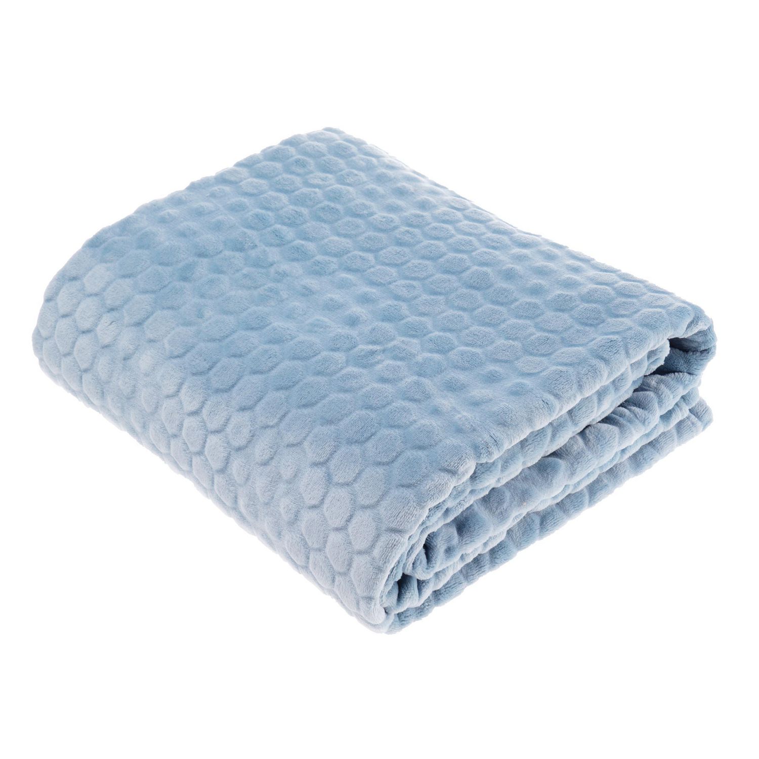 Blue Small Microfibre Fleece Throw Blanket | Walmart Canada