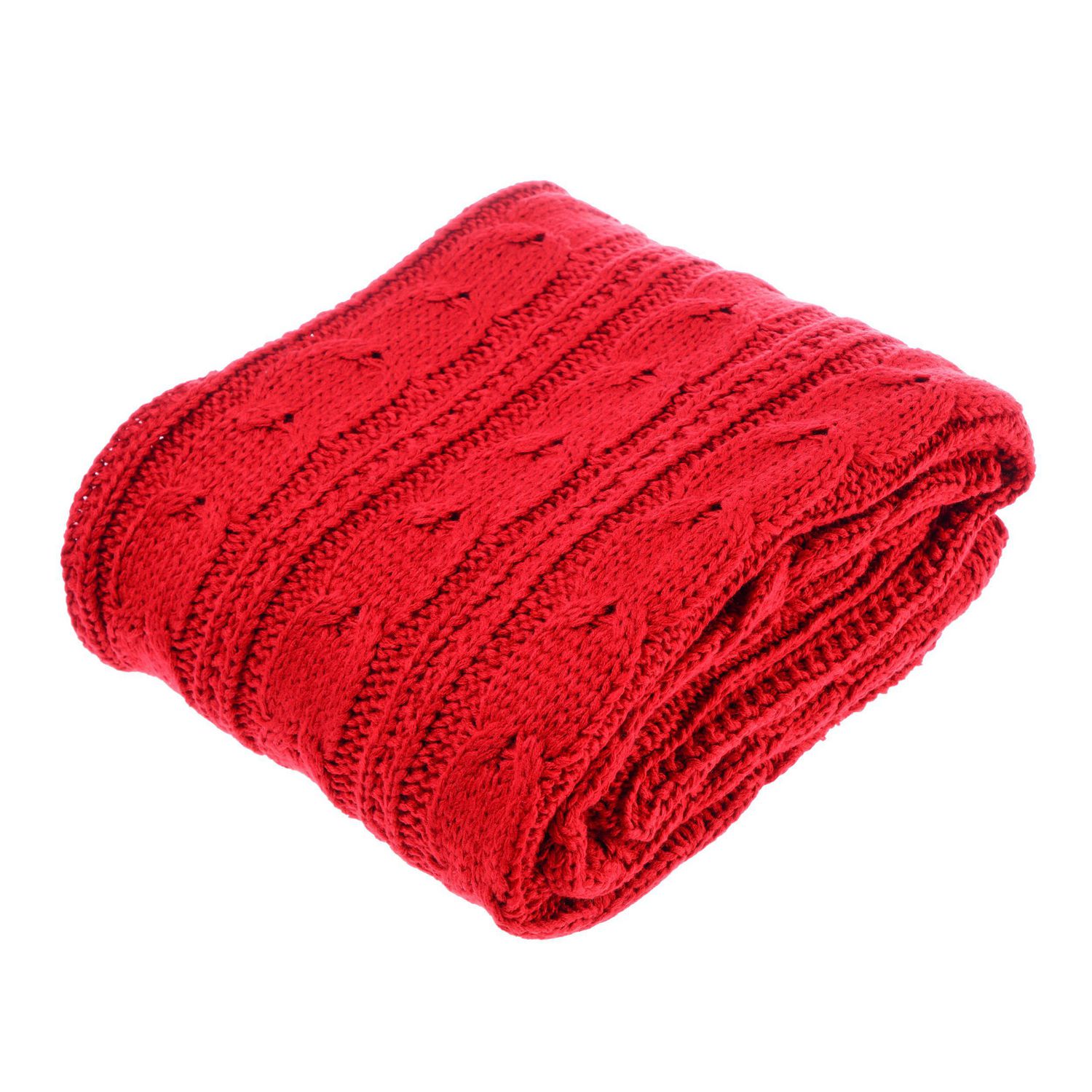 Red Cable Knit Throw Blanket Walmart Canada