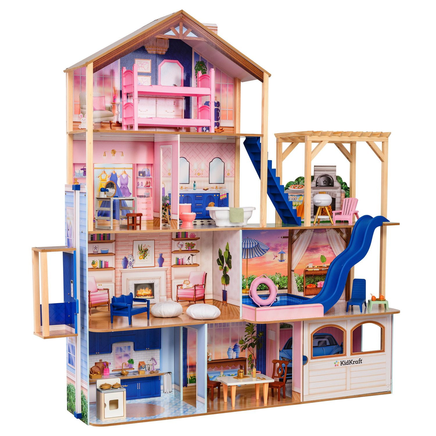 Hamptons Mansion Pool House Dollhouse