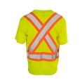 thumbnail image 2 of Forcefield Hi Vis V-Neck Short Sleeve Safety Tee Shirt, 2 of 2