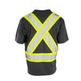 thumbnail image 2 of Forcefield Hi Vis V-Neck Short Sleeve Safety Tee Shirt, 2 of 2