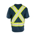 thumbnail image 2 of Forcefield Hi Vis V-Neck Short Sleeve Safety Tee Shirt, 2 of 2
