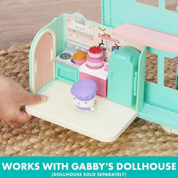 Maison de poupée Gabby, Chambre Sweet Dreams avec figurine de chat et 3  accessoires, 3 meubles et 2 livraisons, jouets pour enfants de 3 ans et  plus