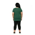 thumbnail image 4 of Ladies Plus Stranger Things Hawkins Mascot Short Sleeve Top, 4 of 6