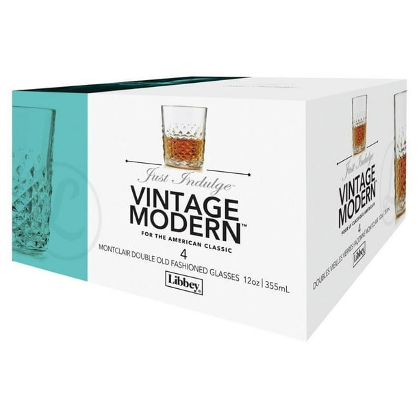 Ensemble de verres à whisky Montclair Vintage Modern de Libbey - 4 pièces