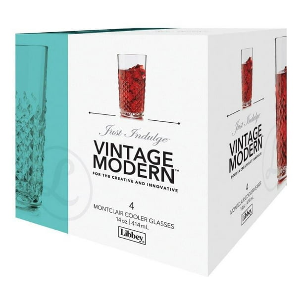 Ensemble de verres à gin Montclair Vintage Modern de Libbey - 4 pièces