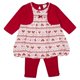Ens. de robe bouffante à motif jacquard George British Design pour bébés filles – image 1 sur 3