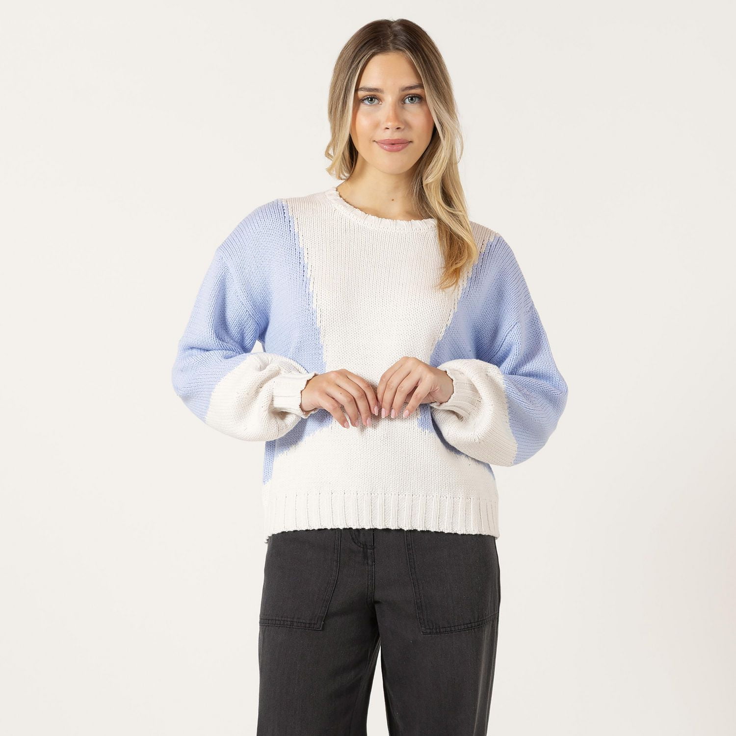 Bloom Girl bomber sleeve sweater