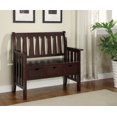 thumbnail image 1 of Monarch Specialties Cappuccino Bench, 1 of 1
