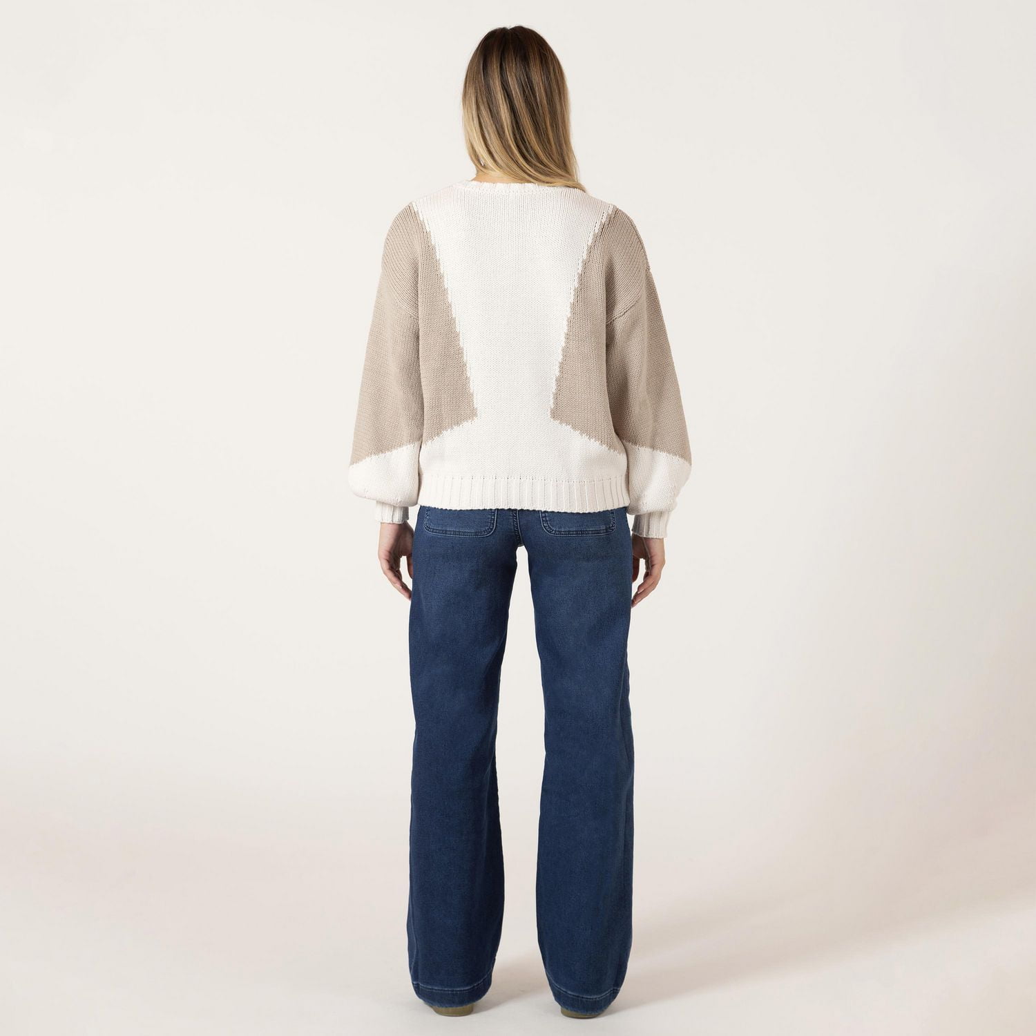 Bloom Girl bomber sleeve sweater