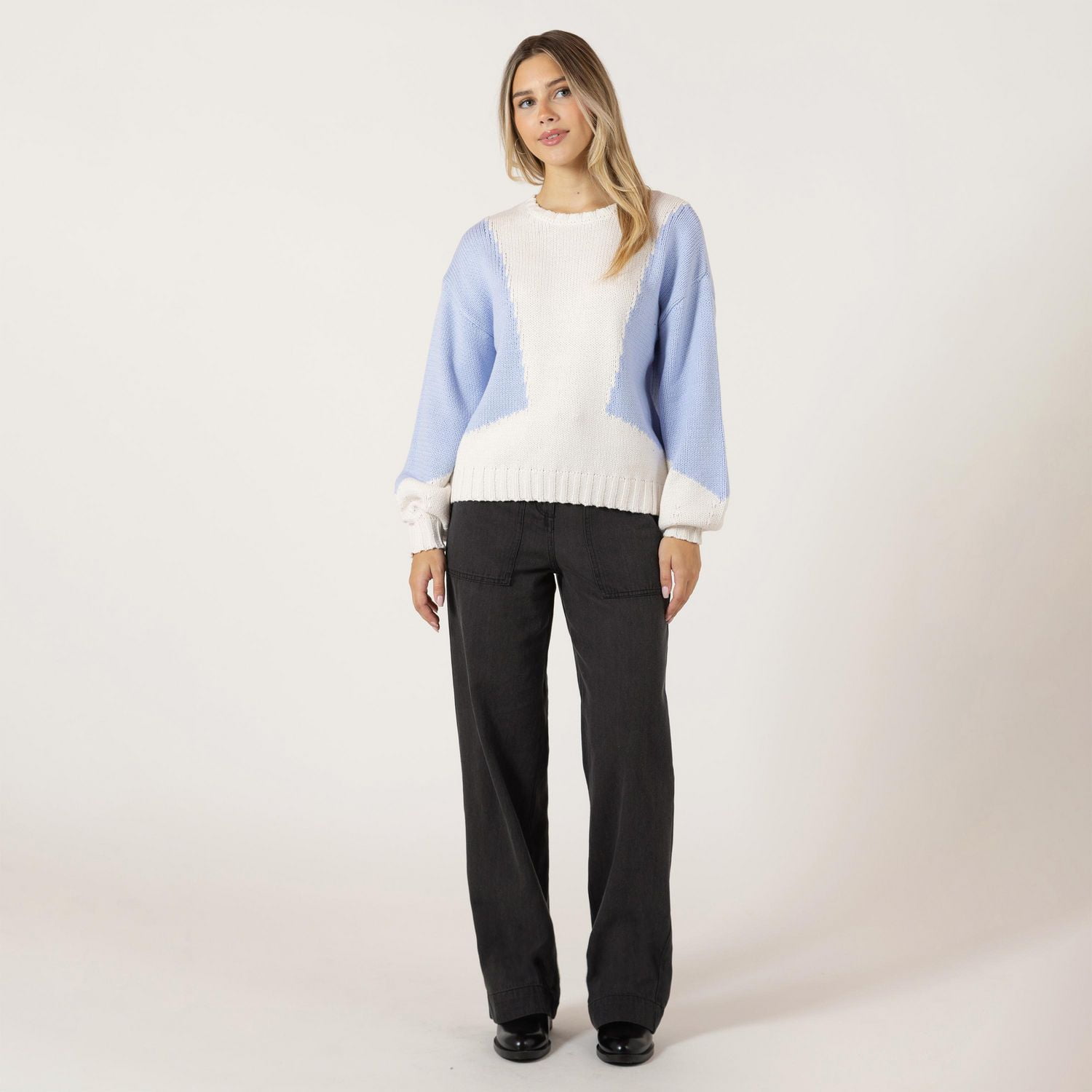 Bloom Girl bomber sleeve sweater