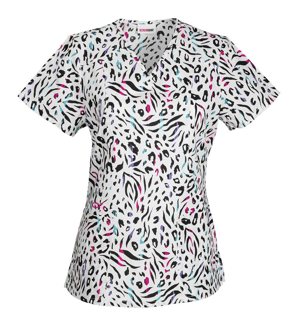 Scrubstar Drive Me Wild VNeck Top Walmart Canada