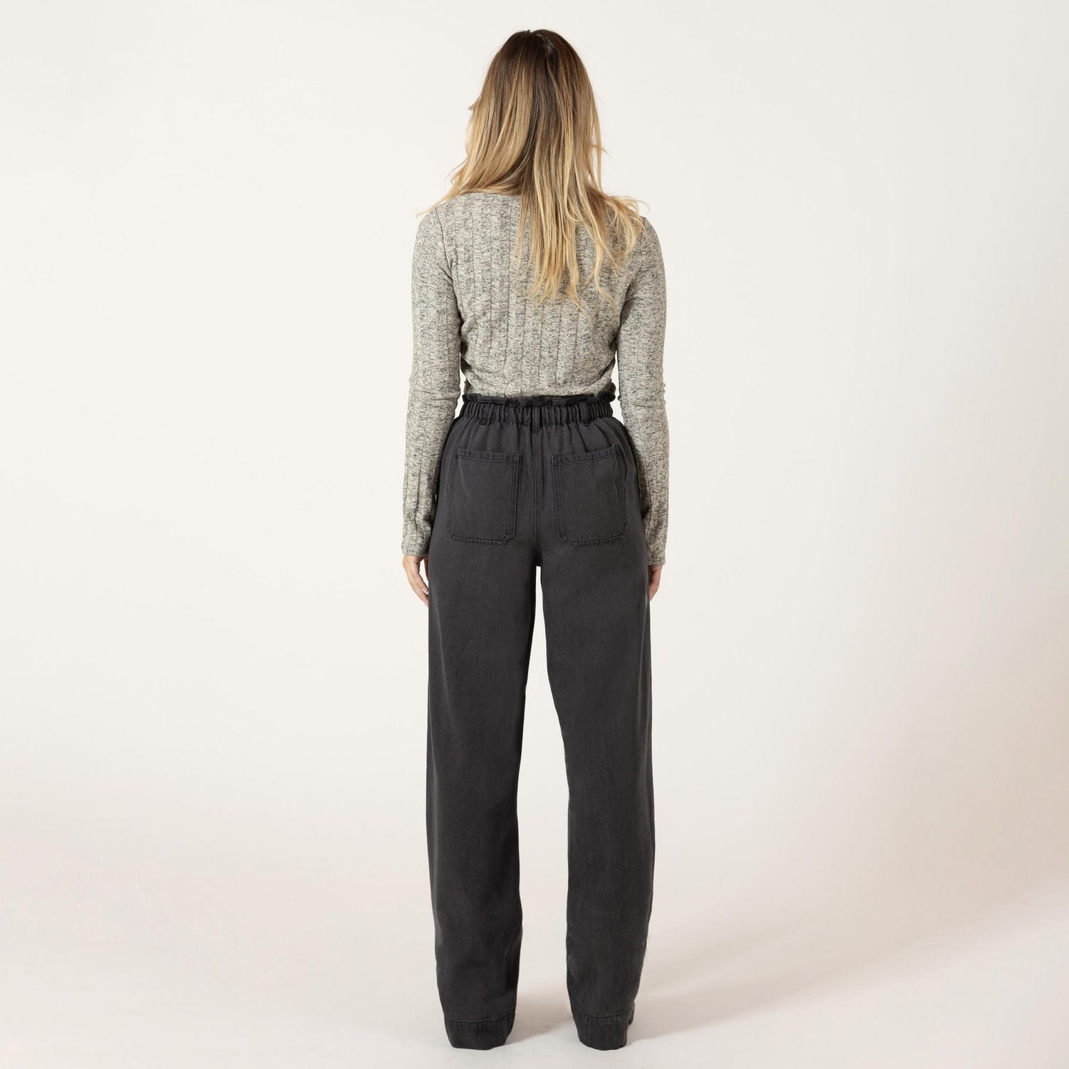 Bloom Girl denim drawing joggers with large front pockets