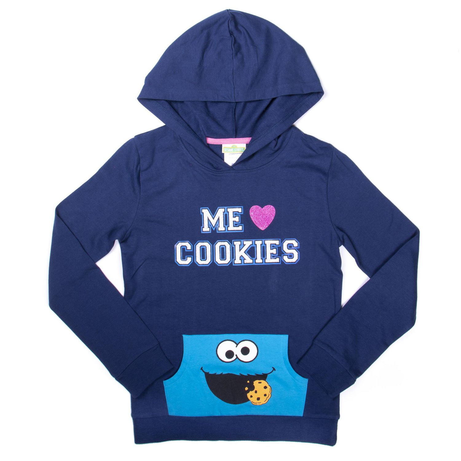 Sesame Street Girl's Pocket Hoodie