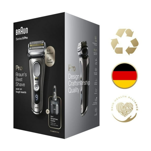 Braun Series 9 Pro 9465cc Rechargeable Wet & Dry Men's Electric Shaver with  Clean & Charge Station 