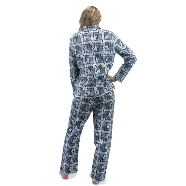 George Women's Flannel Pajamas 2-Piece Set 