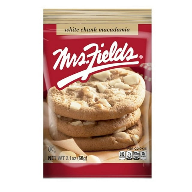 Mrs. Fields White Macadamia Nut, Individually Wrapped Cookie