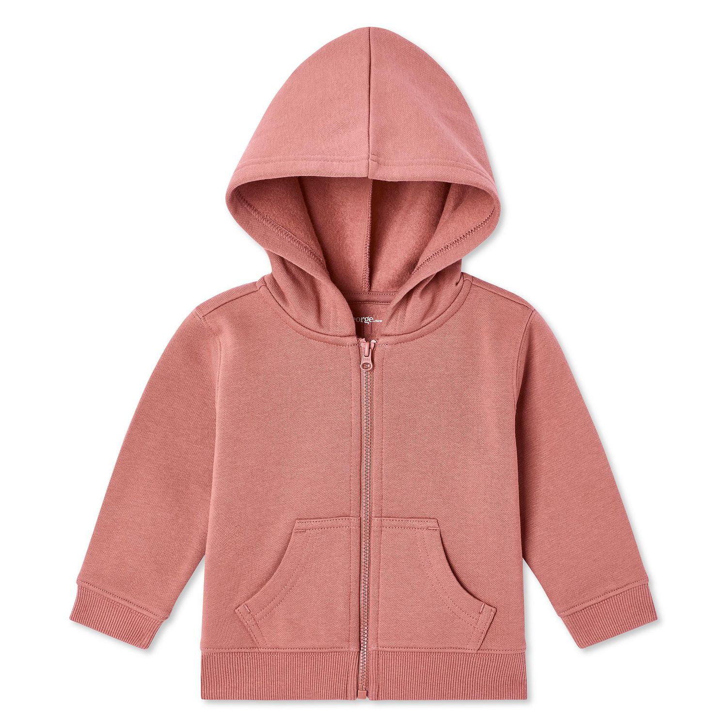 George Infants' Gender Inclusive Fleece Full-Zip Hoodie - Walmart.ca