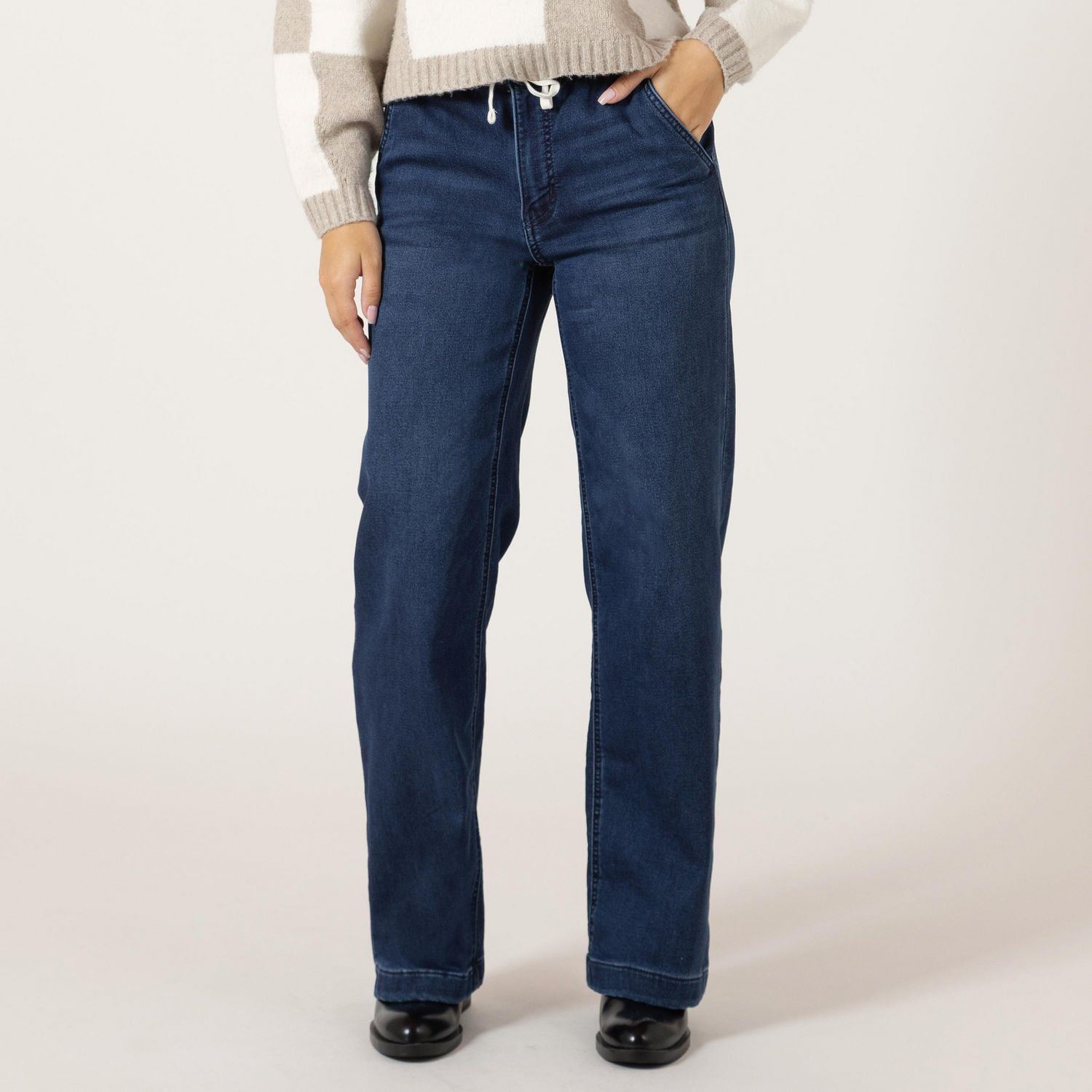 Bloom Girl Jean taille haute à jambes larges