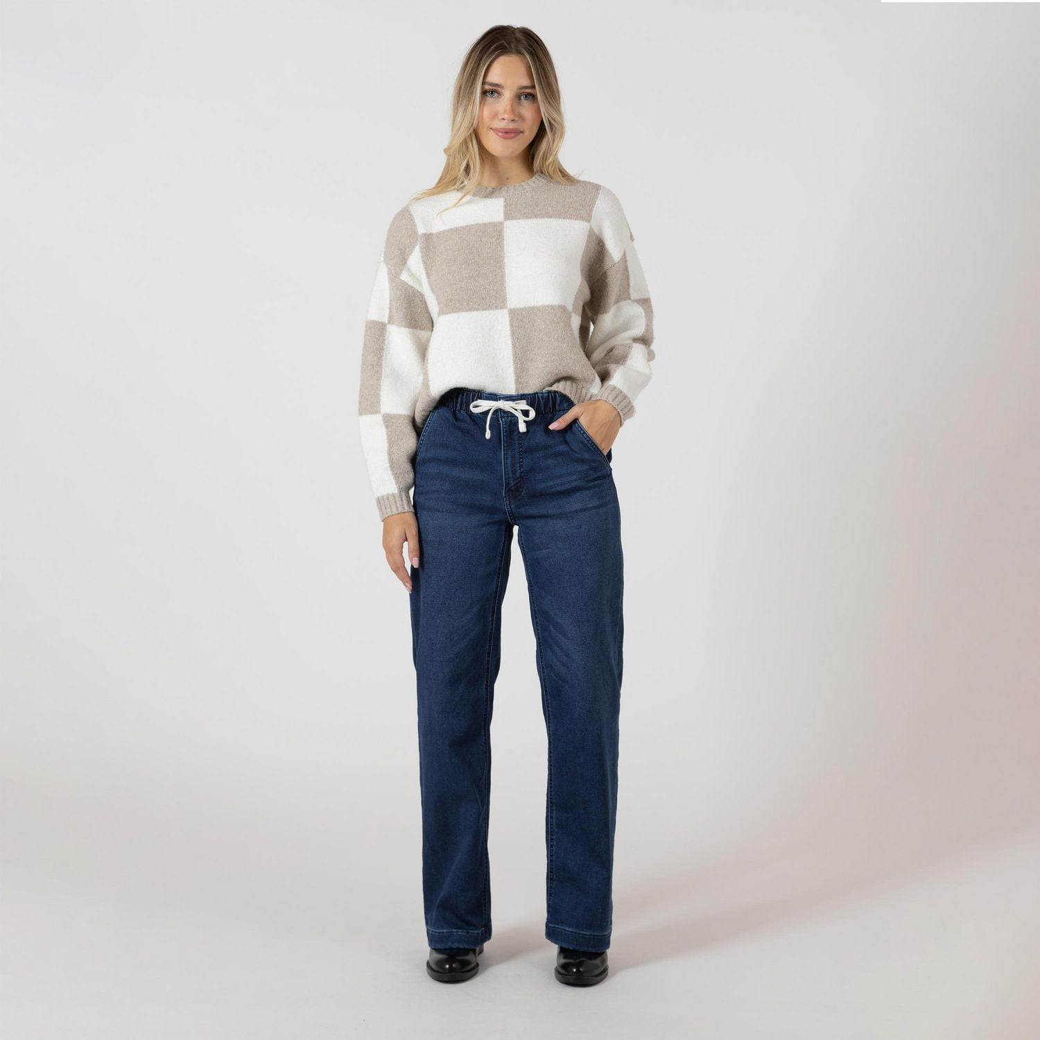 Bloom Girl Wide leg high waisted jean