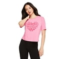 thumbnail image 1 of No Boundaries Women's Relaxed-Fit Tee, 1 of 6