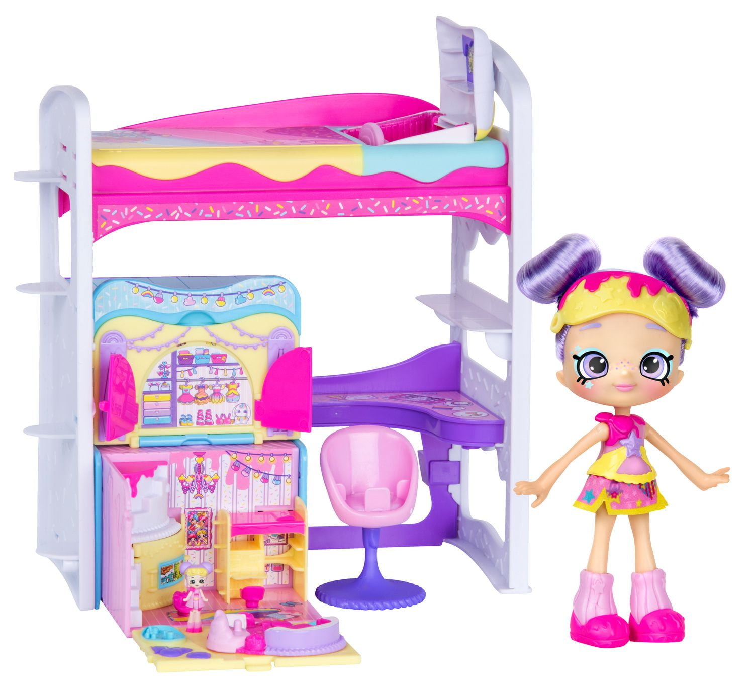 Shopkins rainbow kate's bedroom 2025 hideaway