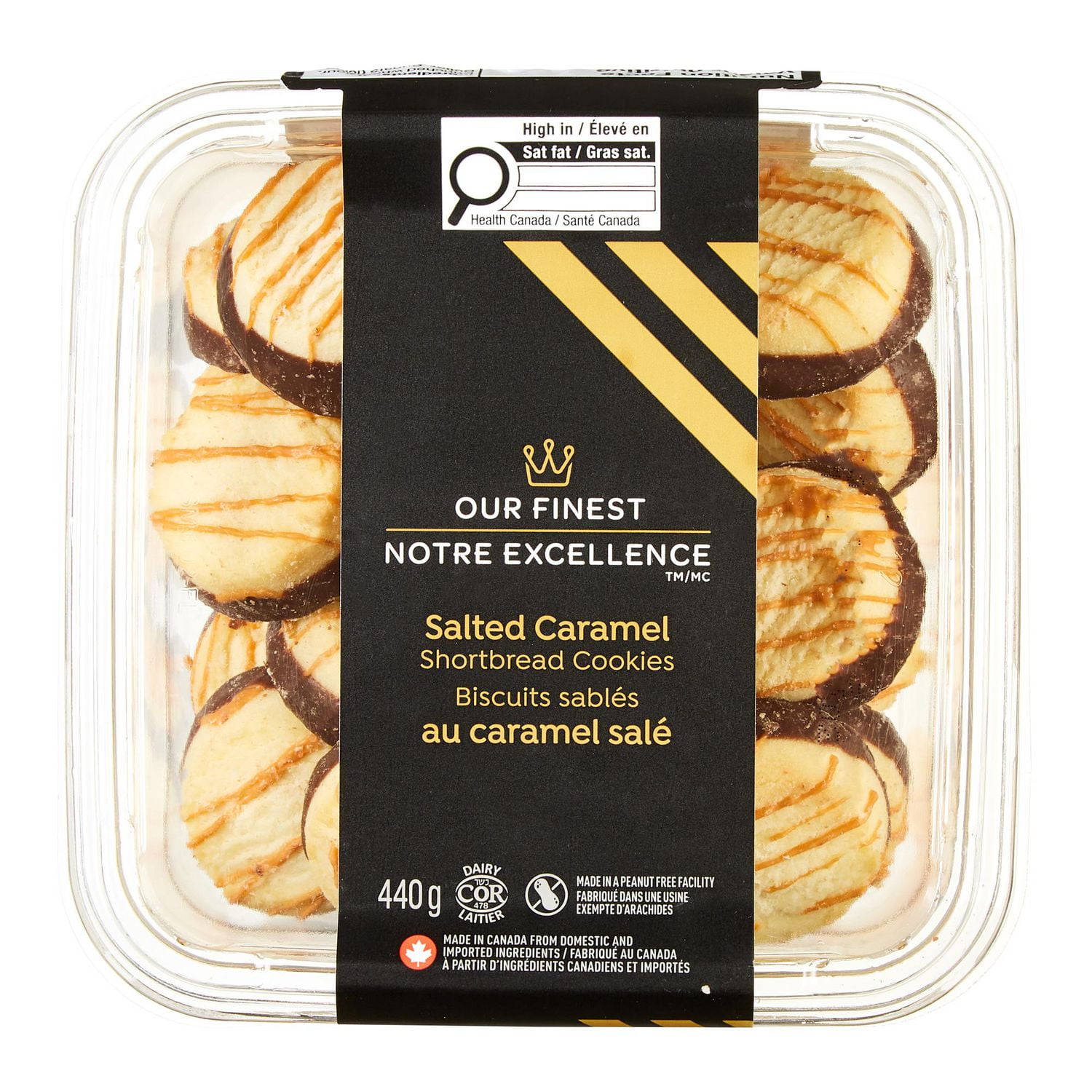 Our Finest Salted Caramel Shortbread Cookies