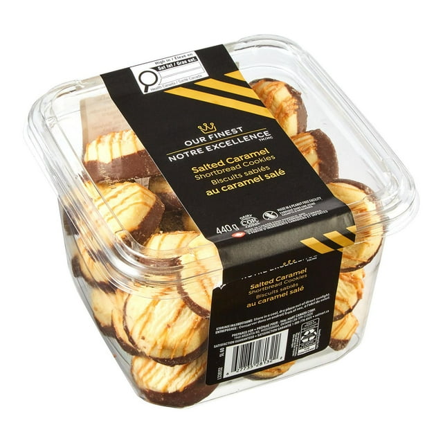 Our Finest Salted Caramel Shortbread Cookies