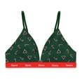thumbnail image 1 of Hanes Holiday Women’s Triangle Bralette, Breathable Stretch Cotton, 1 of 3