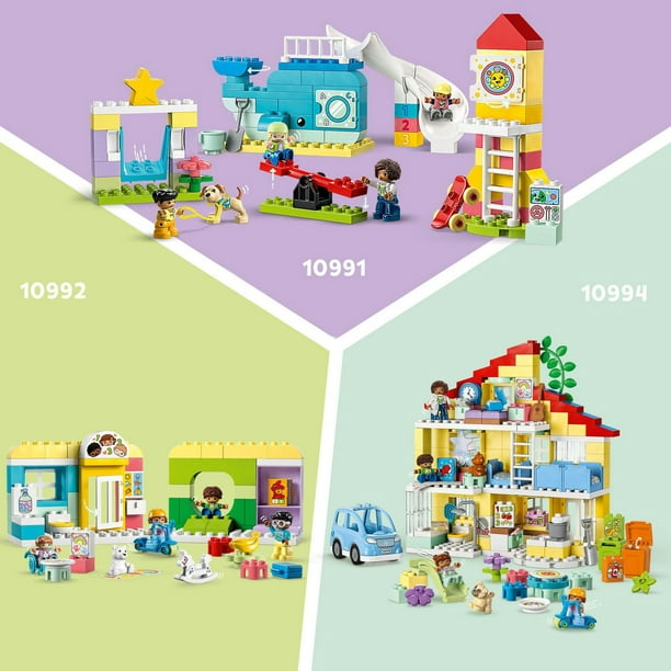 10991 - LEGO® DUPLO - L'Aire de Jeux des Enfants LEGO : King Jouet, 1er Age  LEGO - Jeux de construction