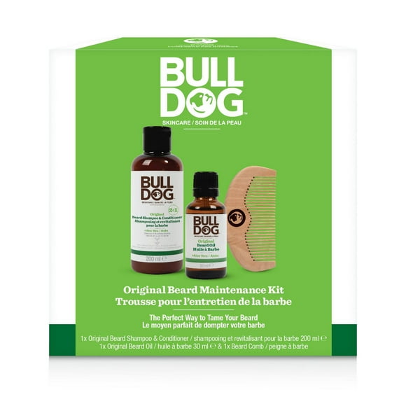 Ensemble pour le soin de la barbe de marque Bulldog ensemble