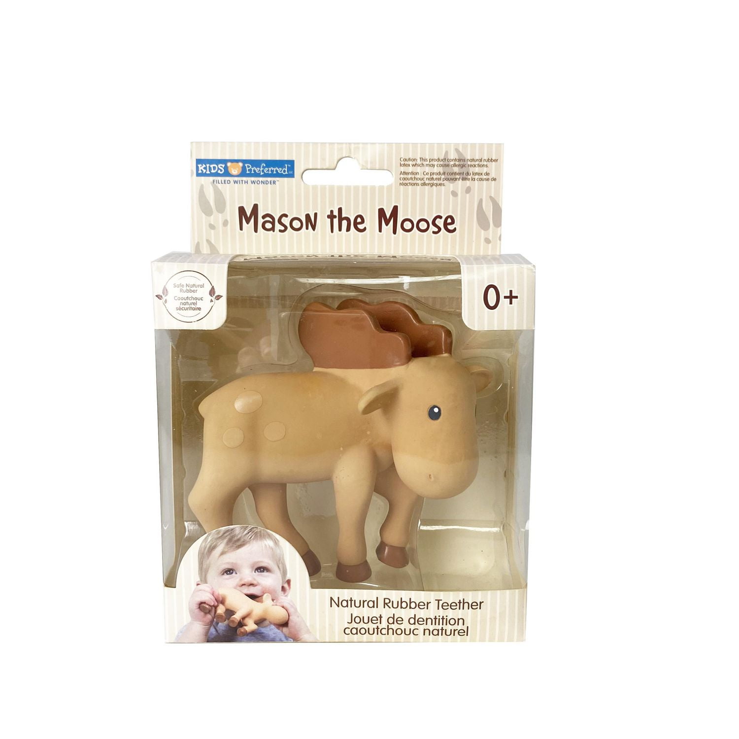 Handmade Moose Rattle & Teether  Moose Teething Toy – The Playful