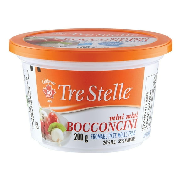 Fromage frais à pâte molle Bocconcini Mini Mini Tre Stelle